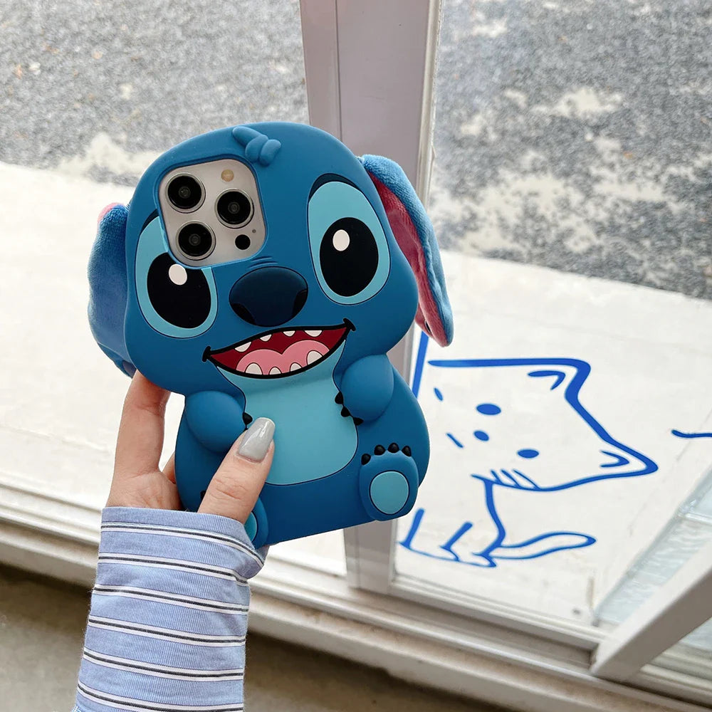 Cartoon Silicon Soft Phone Case For iPhone 15 Pro Max 11 12 Pro Max 14 Pro 14 Plus 13 12