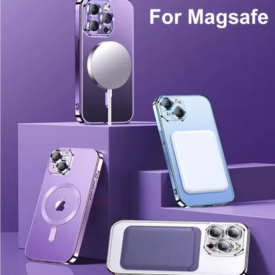 New Official Desert Gold Phone Case For iPhone 16 15 14 13 12 11 Pro Max Plus Clear Magsafe Magnetic Lens Protect Soft Cover