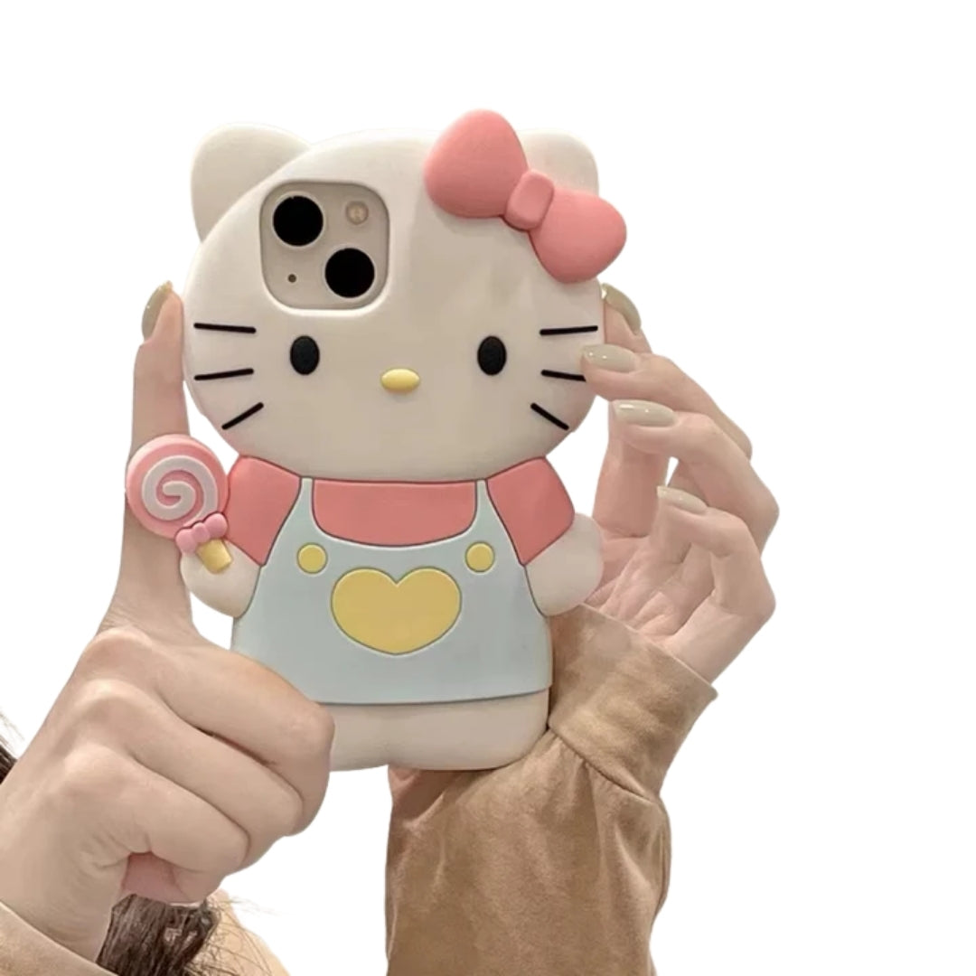 For iPhone 15 Plus 14 Pro Max 12 11 13 Pro X XS XR 12 Max 3D Family Cartoon Silicon Soft Phone Case