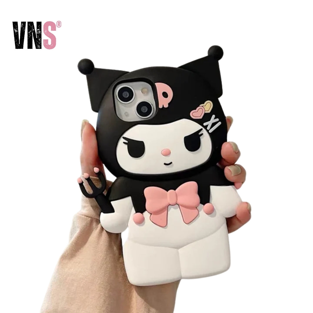 For iPhone 15 Plus 14 Pro Max 12 11 13 Pro X XS XR 12 Max 3D Family Cartoon Silicon Soft Phone Case