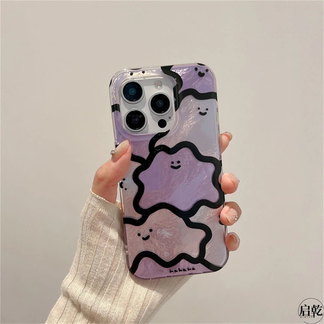 For Samsung Galaxy S21 FE S22 Plus S23 S24 Ultra A50 A31 A21S A51 A20S Ghost Grip Tok Holder Lustre Lining Hard High Phone Case