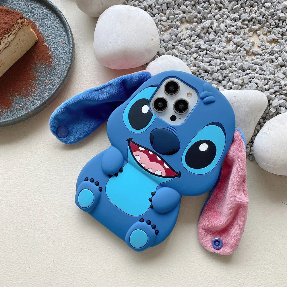 Cartoon Silicon Soft Phone Case For iPhone 15 Pro Max 11 12 Pro Max 14 Pro 14 Plus 13 12