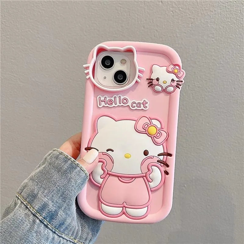 Cartoon Soft Phone Case for Samsung Galaxy S24 Ultra S21 FE A12 A13 A24 A34 A54 A25 A55 A35