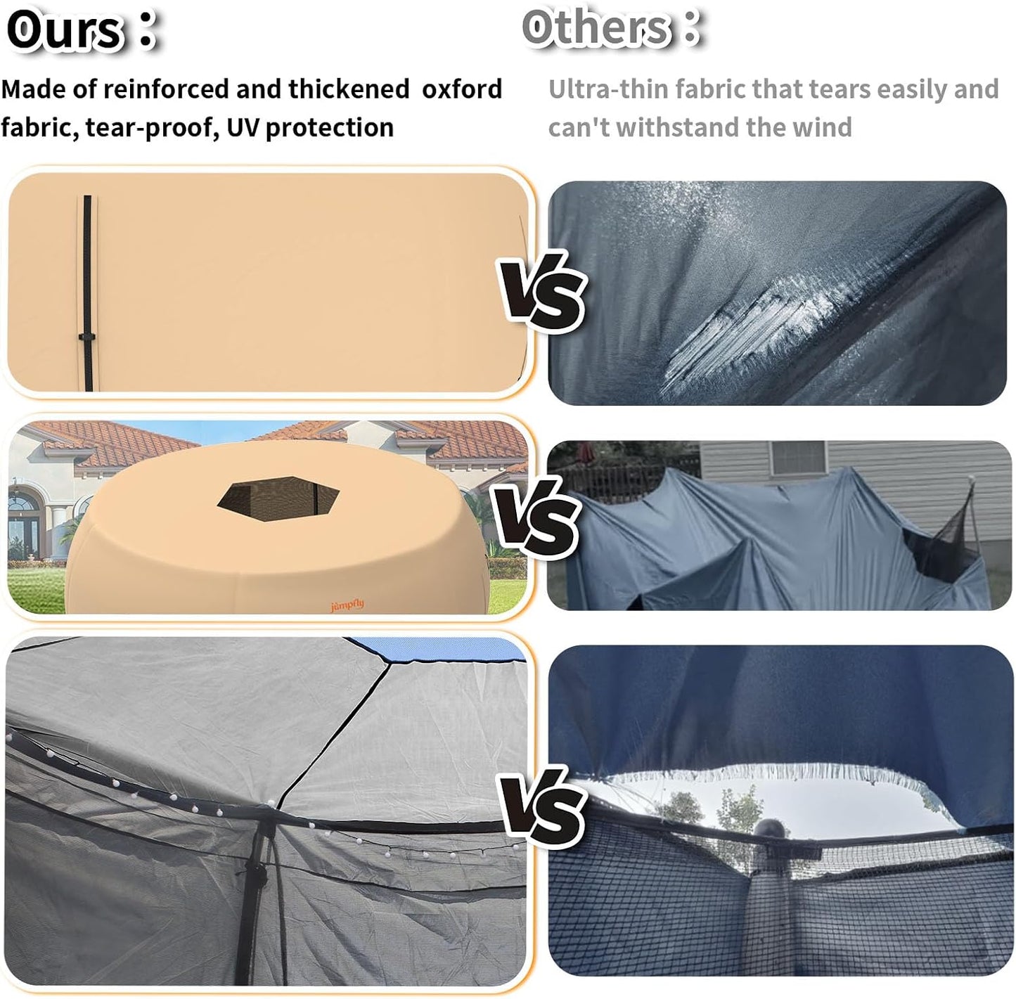 Trampoline Customizable Tent for 15FT Trampoline