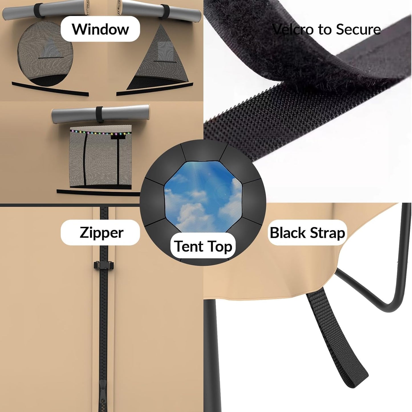 Trampoline Customizable Tent for 13FT Trampoline